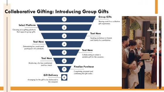 Collaborative Gifting Introducing Group E Gifting Platforms PPT PowerPoint ST AI SS