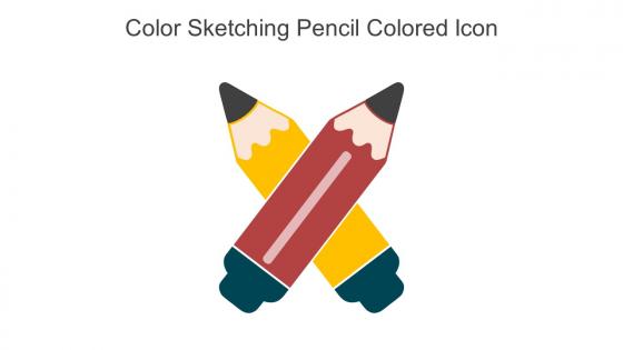 Color Sketching Pencil Colored Icon In Powerpoint Pptx Png And Editable Eps Format