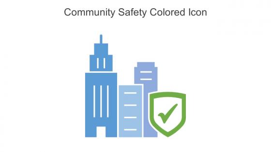 Community Safety Colored Icon In Powerpoint Pptx Png And Editable Eps Format