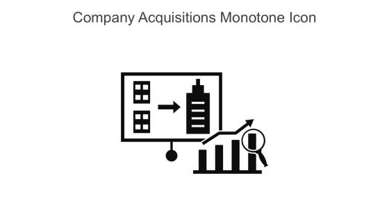 Company Acquisitions Monotone Icon In Powerpoint Pptx Png And Editable Eps Format