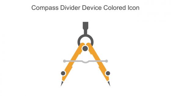 Compass Divider Device Colored Icon In Powerpoint Pptx Png And Editable Eps Format