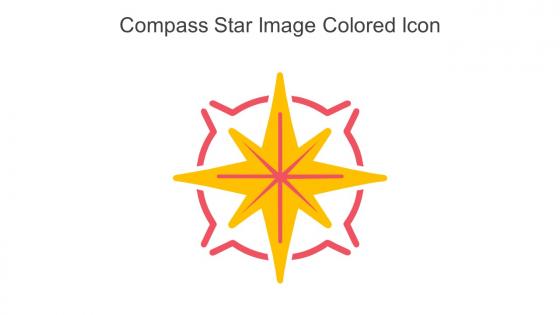 Compass Star Image Colored Icon In Powerpoint Pptx Png And Editable Eps Format