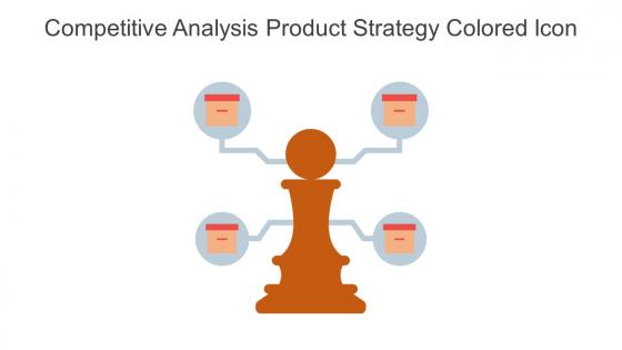 Competitive Analysis Product Strategy Colored Icon In Powerpoint Pptx Png And Editable Eps Format