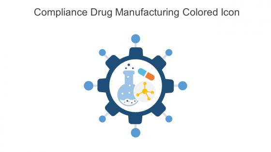 Compliance Drug Manufacturing Colored Icon In Powerpoint Pptx Png And Editable Eps Format