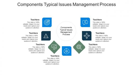 Components typical issues management process ppt powerpoint gallery icons cpb