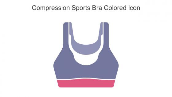 Compression Sports Bra Colored Icon In Powerpoint Pptx Png And Editable Eps Format