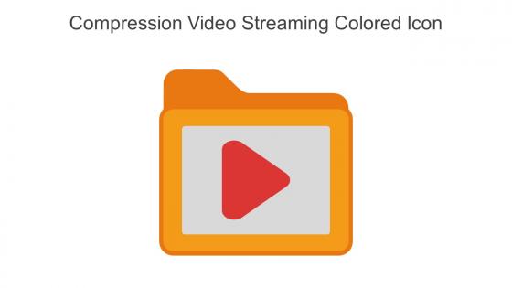 Compression Video Streaming Colored Icon In Powerpoint Pptx Png And Editable Eps Format
