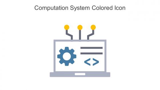 Computation System Colored Icon In Powerpoint Pptx Png And Editable Eps Format