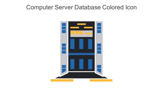 Computer Server Database Colored Icon In Powerpoint Pptx Png And Editable Eps Format
