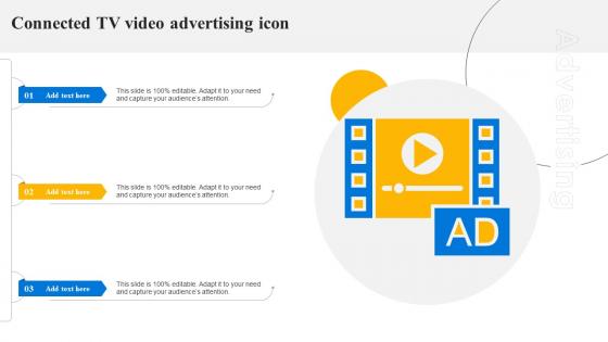 Connected TV Video Advertising Icon
