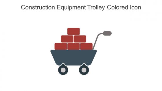 Construction Equipment Trolley Colored Icon In Powerpoint Pptx Png And Editable Eps Format