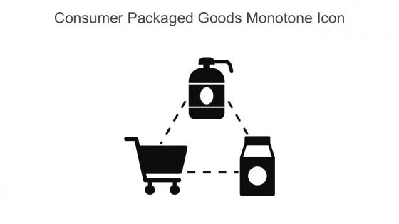 Consumer Packaged Goods Monotone Icon In Powerpoint Pptx Png And Editable Eps Format
