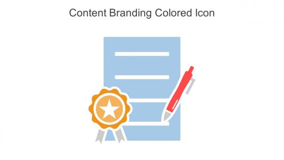 Content Branding Colored Icon In Powerpoint Pptx Png And Editable Eps Format