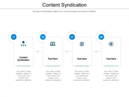 Content syndication ppt powerpoint presentation icon graphics design cpb