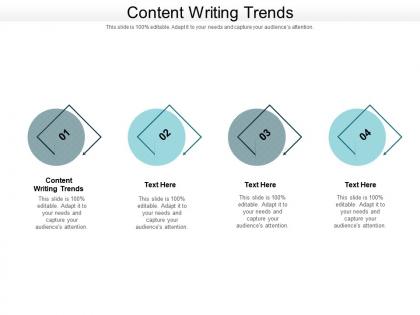 Content writing trends ppt powerpoint presentation icon show cpb