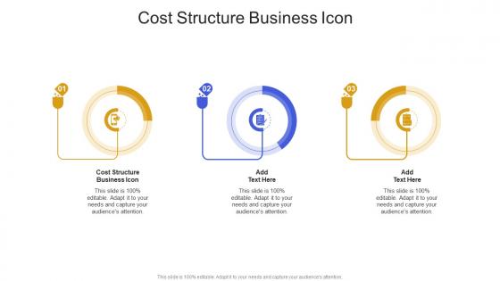 Cost Structure Business Icon In Powerpoint And Google Slides Cpb