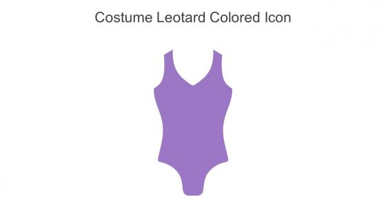 Costume Leotard Colored Icon In Powerpoint Pptx Png And Editable Eps Format