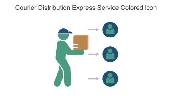 Courier Distribution Express Service Colored Icon In Powerpoint Pptx Png And Editable Eps Format