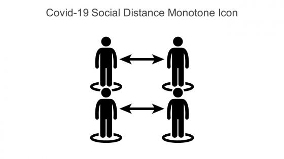 Covid 19 Social Distance Monotone Icon In Powerpoint Pptx Png And Editable Eps Format