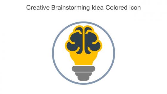 Creative Brainstorming Idea Colored Icon In Powerpoint Pptx Png And Editable Eps Format