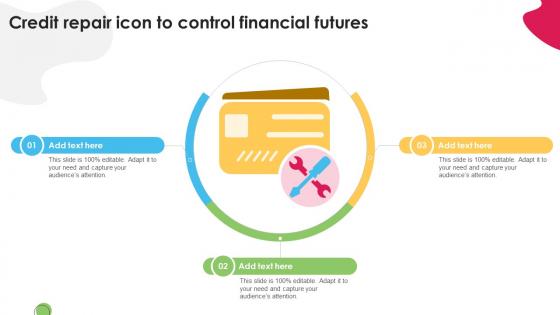 Credit Repair Icon To Control Financial Futures
