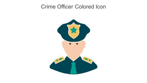 Crime Officer Colored Icon In Powerpoint Pptx Png And Editable Eps Format