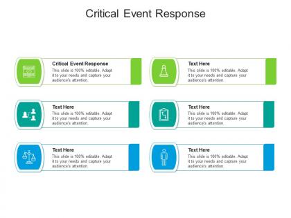 Critical event response ppt powerpoint presentation summary icons cpb