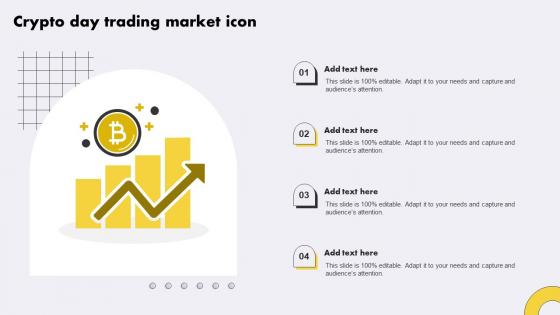 Crypto Day Trading Market Icon