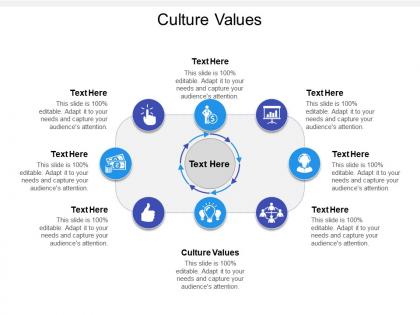 Culture values ppt powerpoint presentation styles icon cpb