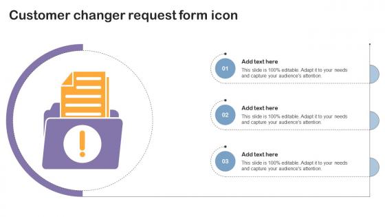 Customer Changer Request Form Icon