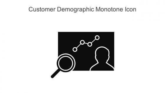 Customer Demographic Monotone Icon In Powerpoint Pptx Png And Editable Eps Format