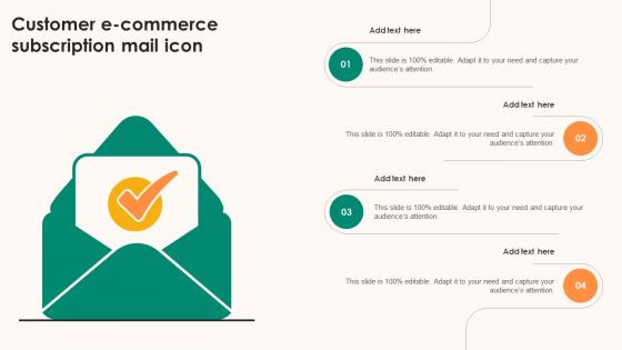 Customer E Commerce Subscription Mail Icon