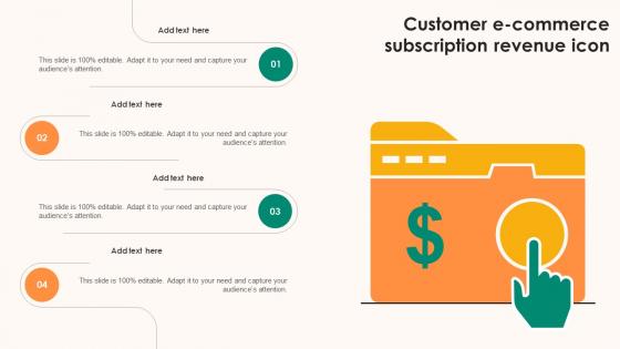 Customer E Commerce Subscription Revenue Icon