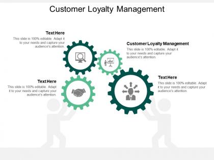Customer loyalty management ppt powerpoint presentation icon visuals cpb