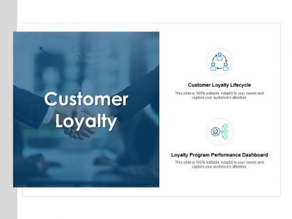 Customer loyalty performance dashboard ppt powerpoint presentation icon good