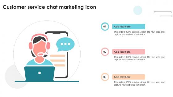 Customer Service Chat Marketing Icon