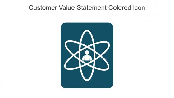 Customer Value Statement Colored Icon In Powerpoint Pptx Png And Editable Eps Format