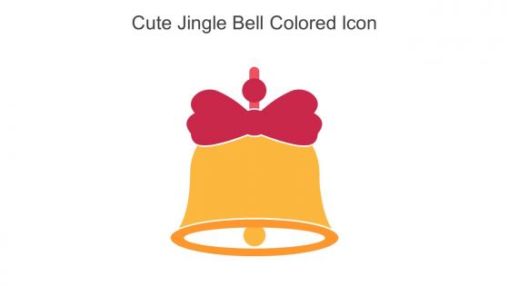 Cute Jingle Bell Colored Icon In Powerpoint Pptx Png And Editable Eps Format