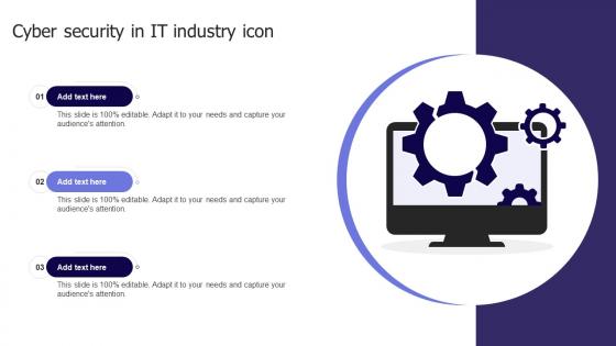 Cyber Security In IT Industry Icon