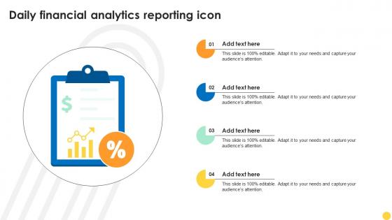Daily Financial Analytics Reporting Icon