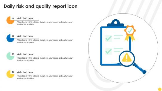 Daily Risk And Quality Report Icon