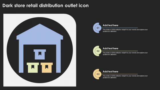 Dark Store Retail Distribution Outlet Icon