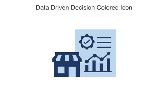Data Driven Decision Colored Icon In Powerpoint Pptx Png And Editable Eps Format