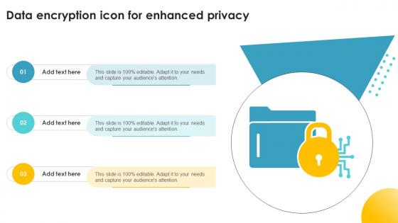 Data Encryption Icon For Enhanced Privacy