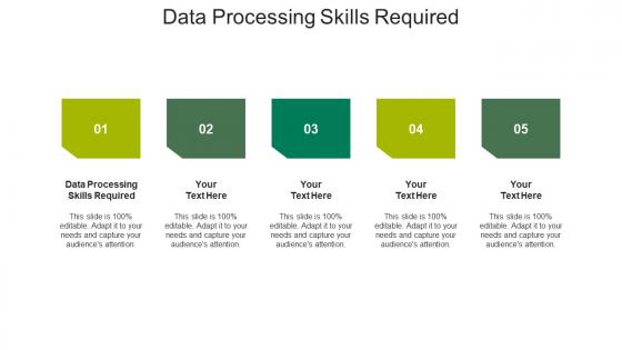 Data processing skills required ppt powerpoint presentation icon graphic images cpb