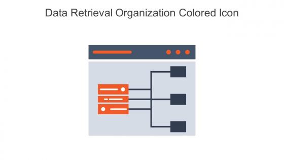 Data Retrieval Organization Colored Icon In Powerpoint Pptx Png And Editable Eps Format