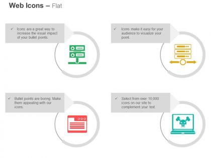 database_three_servers_data_folder_virus_protection_ppt_icons_graphics_Slide01