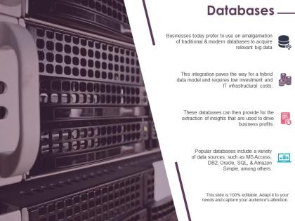 Databases ppt icon graphics download