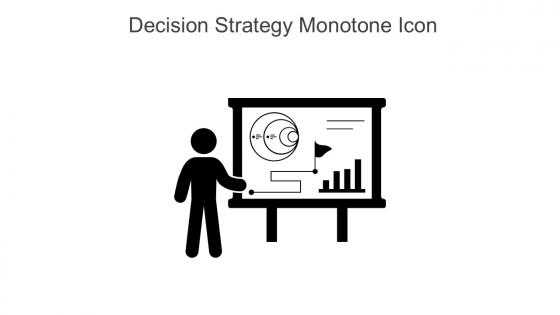Decision Strategy Monotone Icon In Powerpoint Pptx Png And Editable Eps Format