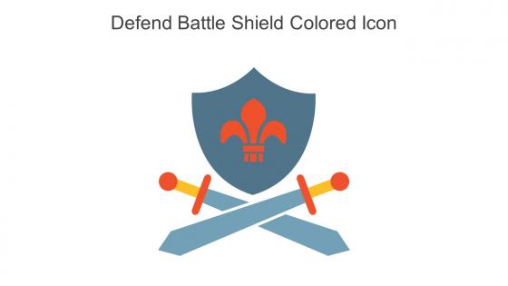 Defend Battle Shield Colored Icon In Powerpoint Pptx Png And Editable Eps Format